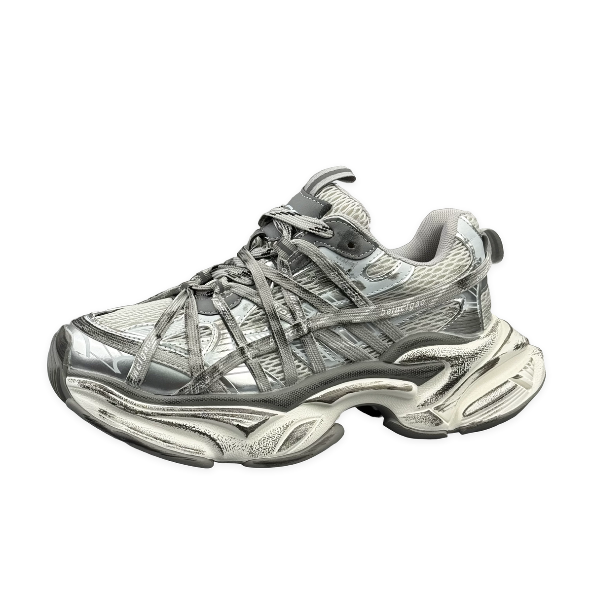 ARCHIVE MESH RUNNER / SILVER / 7CM LIFT